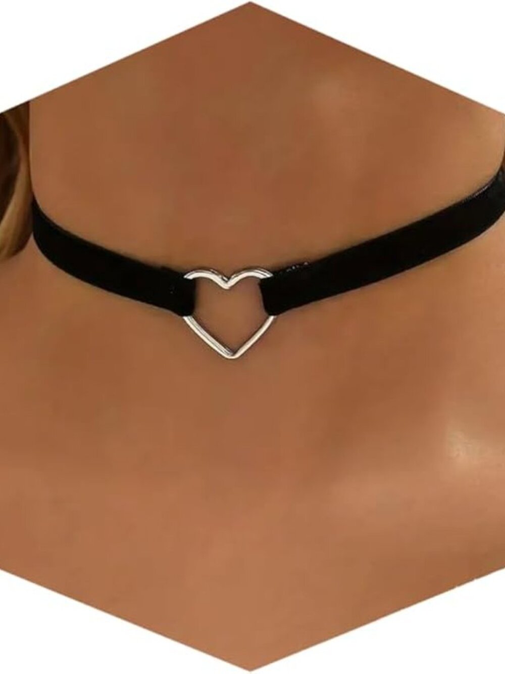 Fesciory Black Necklace for Women, Adjustable Daily Goth Jewelry Gift